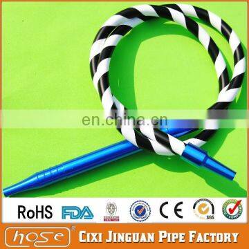 11x17mm Non-Toxic Double Color Durable Aluminum Smoking Pipe Wholesale Hookah Hose / Silicone Hose Shisha Silicone Hookah Hose