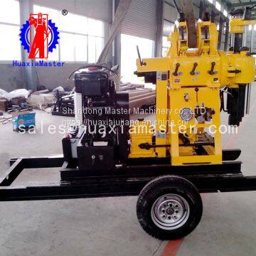 XYX-200 hydraulic core drilling rig / 200m wheeled exploration rig on sale