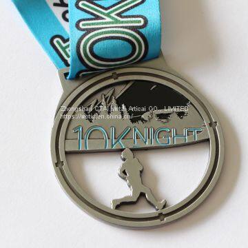 Factory cheap custom metal running finishers sports medals metal medal for Poland