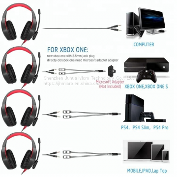 K1 Wired Gaming Headphones With Microphone Mic for Computer Best PC Gamer Headset photo-5