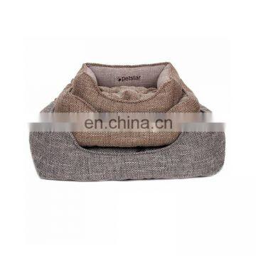 Wholesale Lounge Relax Coarse Linen Dog Bed