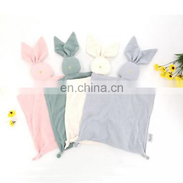 Hot Sale Rabbit Cute Soft Organic Cotton Baby Comforter Blanket