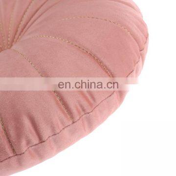 Wholesale Comfortable Fashion Micro Mink Circle Chair Cushions With Button for Living Room photo-4