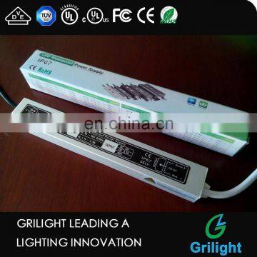 Constant Voltage Waterproof IP67 12V 3A 30W LED Power Supply for LED Strip