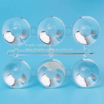 Custom plastic optical lens for lighting solution