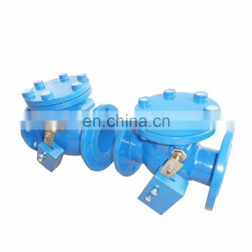 water check valve ductile iron resilient sealing swing check valve