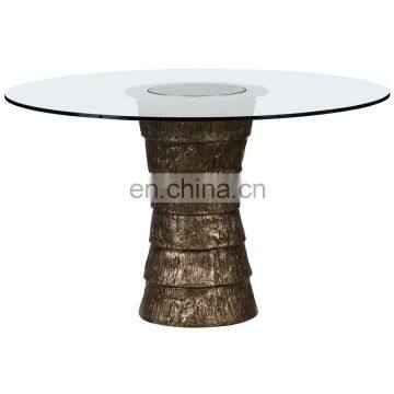 Table Bases for Round Glass Tops Luxury Restaurant Dining Table