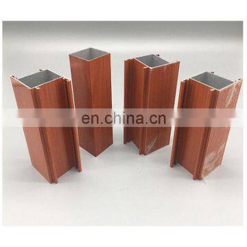 Wood Grain Powder Coating Aluminum Channel Aluminium Profile Cover photo-5