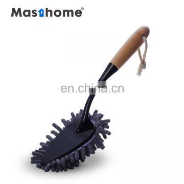 Masthome High quality durable useful wooden handle window cleaning Microfiber chenille mini duster for household