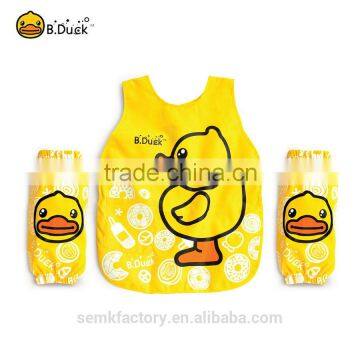 High quality kids nylon apron and muff set