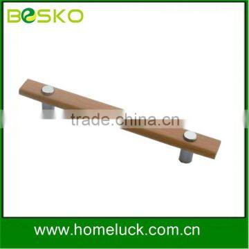 Wooden zinc alloy furniture pull