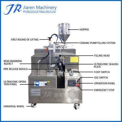 Manual Plastic Ultrasonic Tube Filling and Sealing Machine photo-2