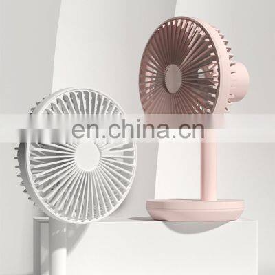 2021 New With Shake Head Function USB Plug Mini Portable Plastic Personal Cooling Cooler USB Desk Fan photo-2