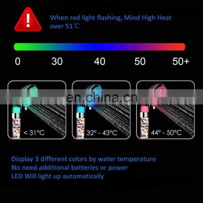 LED Filtration Ionic Showerhead 200% High Pressure 40% Water Saving With 7 Sprays Shower Head photo-2