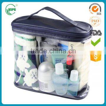 Fashion Promotional Transparent Toiletry Bag/Eco Beauty Make Up Bag/Travel Pvc Cosmetic Bag