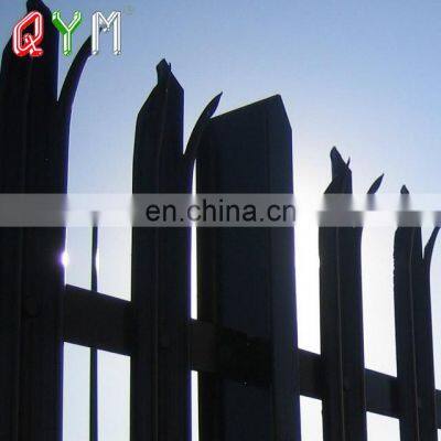 PVC Coated Palisade Fence Steel Garden Fence