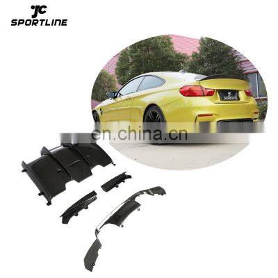 F8x M3 M4 Carbon Fiber Diffuser for BMW F80 M3 Base Sedan 4-Door F82 M4 GTS Coupe 2-Door 2015-2019