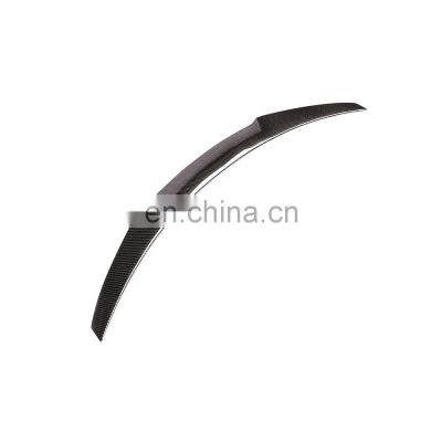 M4 LOOK Carbon Fiber F10 Rear Wing Spoiler for BMW F10 M5 520i 528i 530i 535i 540i Sedan 4-Door 11-17