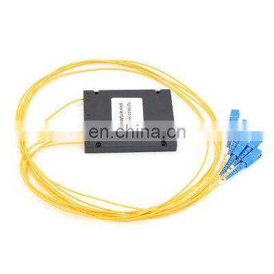 1x4 modular type passive optical PLC splitter for FTTH networks