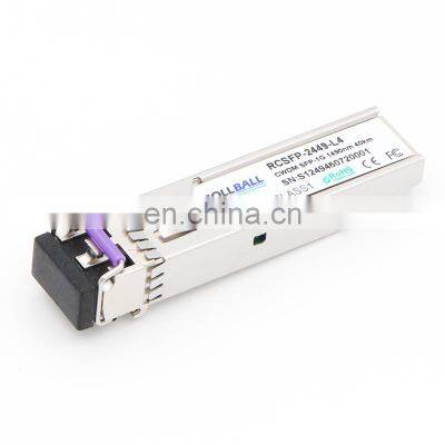 1.25G CWDM SFP 1270-1610nm 40km/1470-1610nm 80km dual LC DDM Module