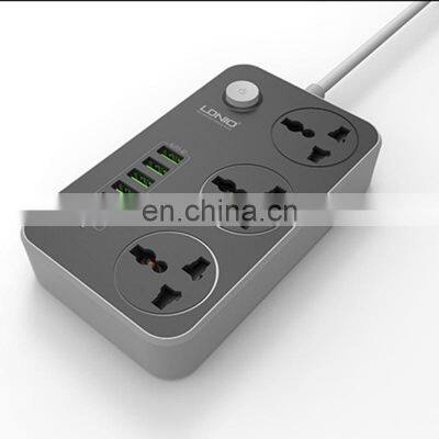 USB extension lead power strip, 6 multi plug charger  Board Strips Outlet