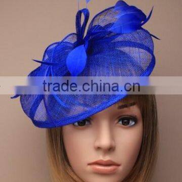Wholesale Wedding/Party/Church Decorate Sinamay Base Hair Clip Fascinator