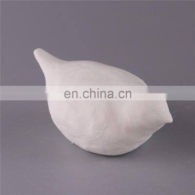 White Interior Small Cute Modern Nordic Style Unpainted Ceramic Bird Animal Figurines Statue Craft Home Accessories Decor