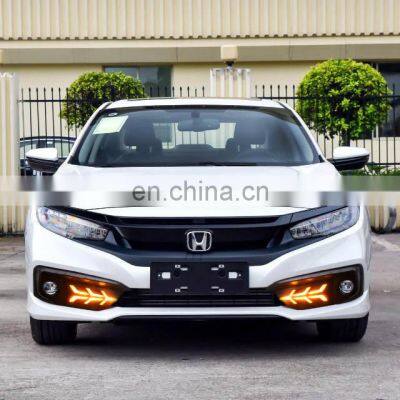 Car Auto Parts Front Bumper Lights Drl Led for Honda Civic 2019 2020 2021 photo-4