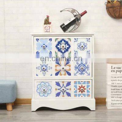 Factory Vintage 9 Drawers Wooden Cabinet photo-3