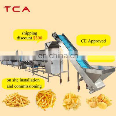 Automatic Potato Slicer French Fry Packaging Machine Equipment For Sale