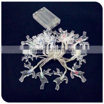 20L Red , Yellow & Blue , Green Colors Christmas Battery Light With Deer Led Covers photo-2