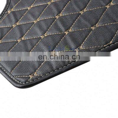 for Mustang 2015+ for mustang accessories for mustang leather trunk mat*gold line