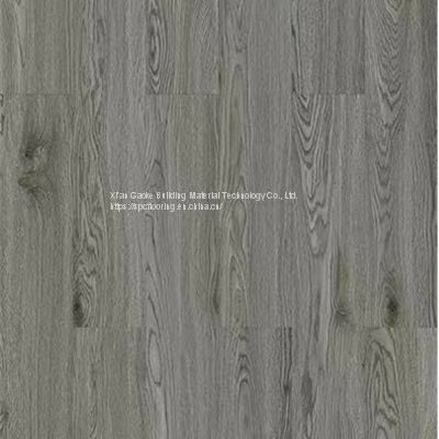 GKBM SY-W3005 Eco-Friendly Waterproof Fireproof E0 Formaldehyde Cloudy Gray Oak Stone Composite Click SPC Flooring