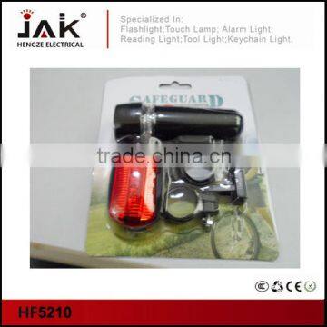 Super bright LED Bicycle light set 5LED front 5LED rear light