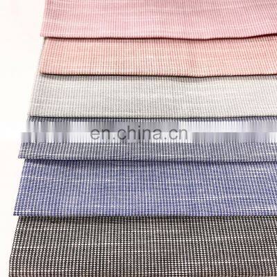 Chinese factory Cotton Polyester fabric yarn dyed double face fabric for garment