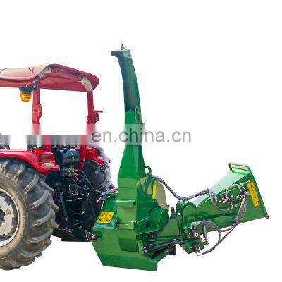 Forestry machinery 3 point hitch tractor PTO wood cutting chipper shredder for sale