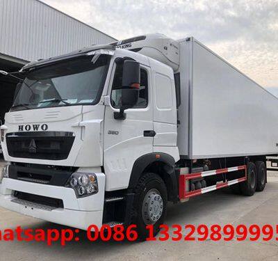 Good Price and High Quality Customized SINO TURK HOWO 6*4 LHD 380hp Diesel Euro 4 Refrigerated Truck for Sale photo-2