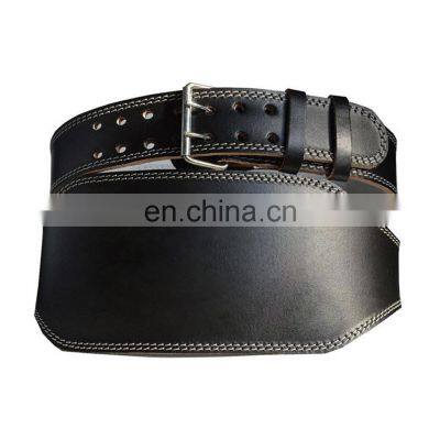 Professional Design Logo Printed Leather Weight Lifting Belt photo-2