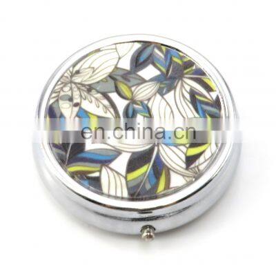 Non Toxic Round Shape Divided Travel Friendly Personalised Pill Dispenser Box photo-2