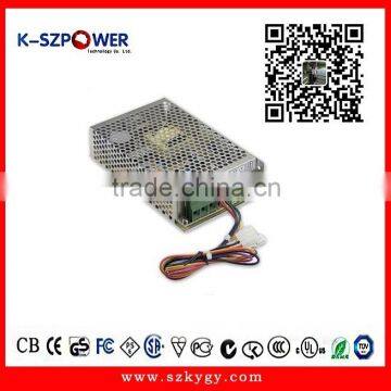 2015 K-66 YGY 12V 24V 60w open frame power supply with battery charger function