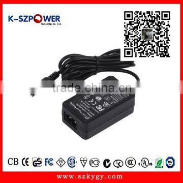2015 k-08 13v dc power adapter 12w 12v1a otuput with CE UL GS CB ROHS