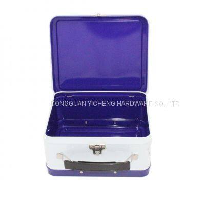 Lunch handle tin box