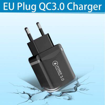 High Quality Wall Charger 18w QC3.0 USB Portable Charger Quick Charging Power Adapter for Iphone 11 12 13