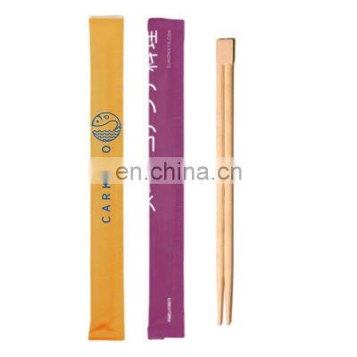 Custom OEM Japanese Style Kitchen Tableware Bamboo Disposable Chopsticks