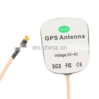 MMCX Elbow Connector RG316 Cable 1575.42MHz GPS Antenna, 0.3~3Meters MMCX IP67 Waterproof Active GPS Antenna