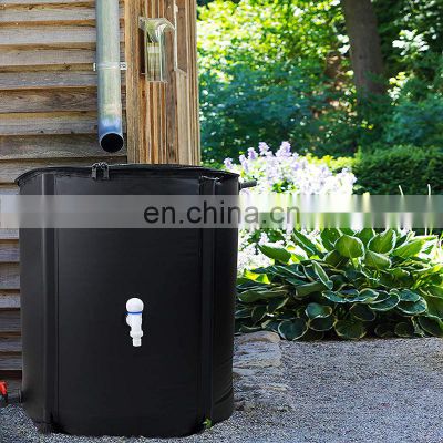 53 Gallon collaps rain water tank tarpaulin water barrel with tap