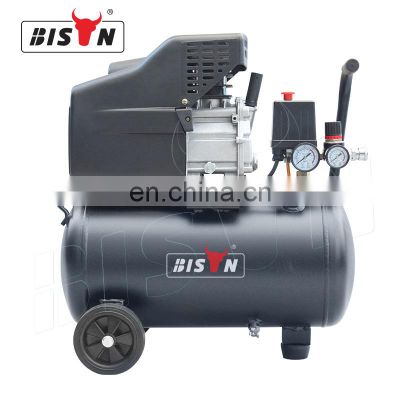 Bison Portable Ac Power Direct Driven Oil Lubricated Air Compressor 24L 6.3Gal 120V Direct Drive Type Air Compressor