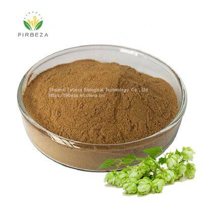 Organic Humulus Lupulus Extract 5:1 20:1 Beer Hops Flower Powder