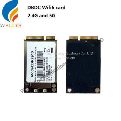 Wallys DR7915 MT7915 MT7975  модуль WiFi6 MiniPCIe 2T2R