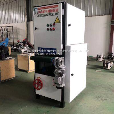 Hand Abrasive Belt Grinder Deburring Grinder Belt Metal Polishing Machine photo-2